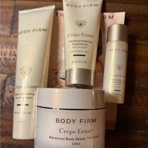 Body Firm Crème Erase Skincare 4 piece Set - Cream